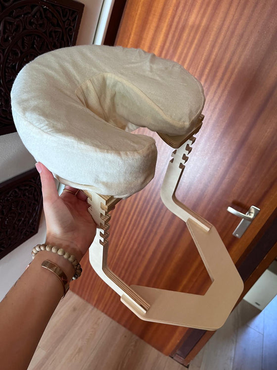 Lo vi en Instagram. Lo compré al momento y no me arrepiento. ¡Encaja perfecto en nuestra cama!